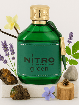 Nitro Green Dumont Edp 100Ml Hombre - Inspirado de Ultra Male de Jean Paul Gaultier