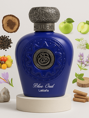 Lattafa Blue Oud EDP 100 ML Unisex- Inspirado en Aoud Blue Notes Mancera