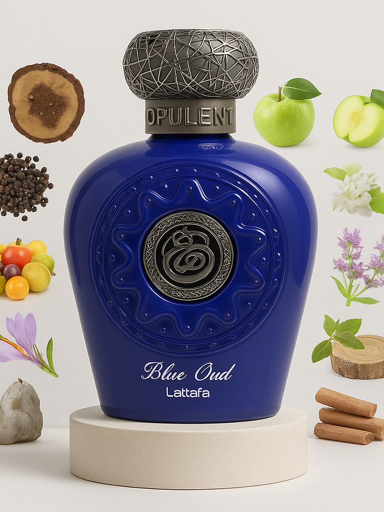 Lattafa Blue Oud EDP 100 ML Unisex- Inspirado en Aoud Blue Notes Mancera 1