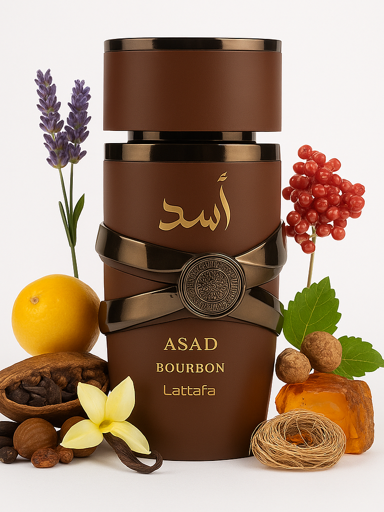 Asad Bourbon Lattafa Edp 100Ml Hombre - Inspirado en The Most Wanted EDP Intense de Azzaro 1