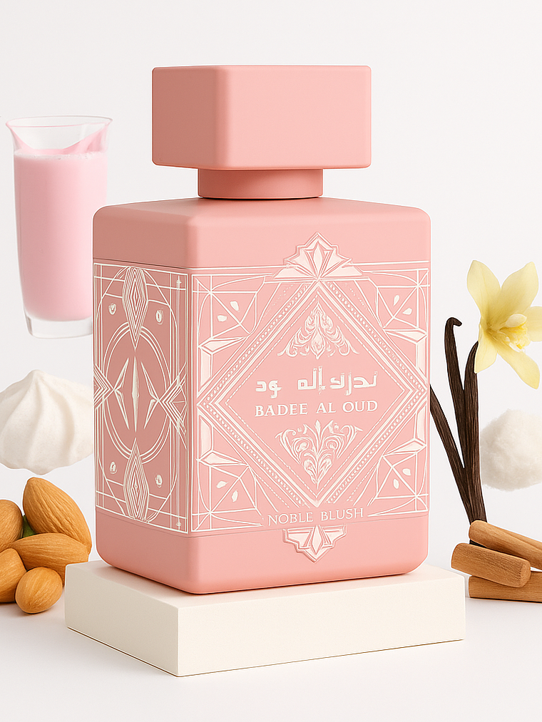 Badee al Oud Noble Blush Lattafa 100ml Mujer - Inspirado en Newcleus de Xerjoff 1