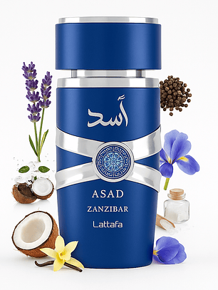 Asad Zanzibar Lattafa Edp 100Ml Hombre- Inspirado en Armani Prive Bleu Turquoise Giorgio Armani