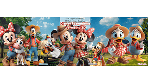 Disney Fazendinha Vermelho