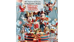 Disney Circus Vermelho