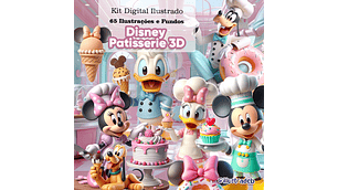 Disney Patisserie 3D  Confeitaria