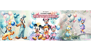 Disney Party Candy Aquarela