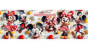 Mickey Minnie Clássico 3D