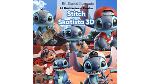 Stitch Skatista 