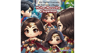 Mulher Maravilha e Super Homem 