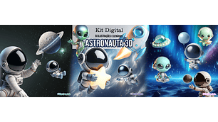 Astronauta 3D