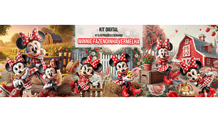 Minnie Fazendinha Vermelha