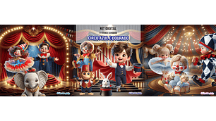 Circo Azul e Dourado