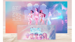 Arte Pronta Guerreiras do K-Pop 6x3