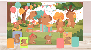 Capivara  6x3 + Mesa + Trio Cilindro