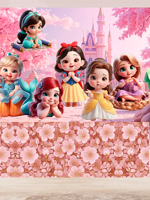 Arte Pronta Princesas Baby