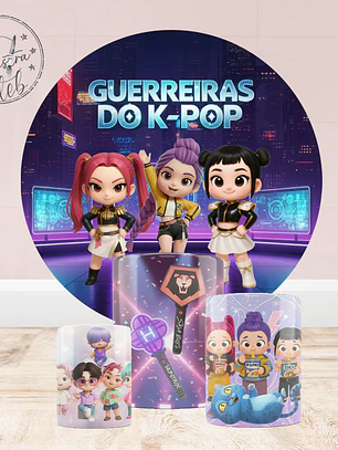 Arte Pronta Guerreiras do K-Pop