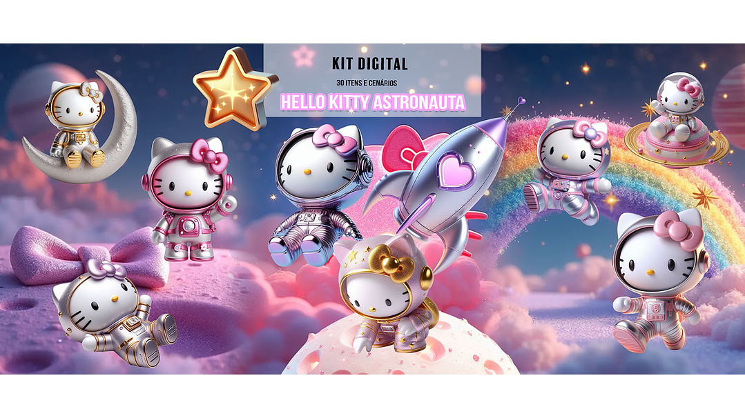 Hello Kitty Astronauta 1