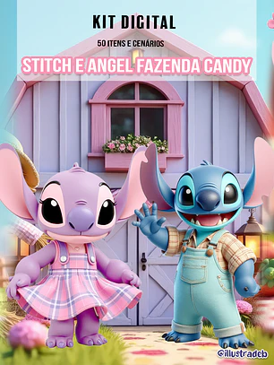 Stitch e Angel Fazenda Candy