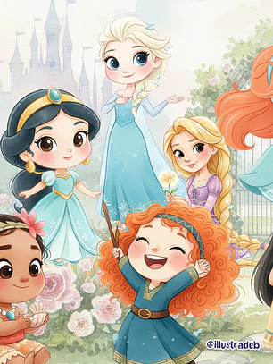 Princesas Baby Cute