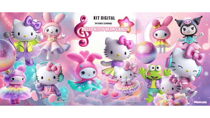 Hello Kitty Neon Candy 1