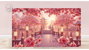 Arte Pronta Jardim Japonês