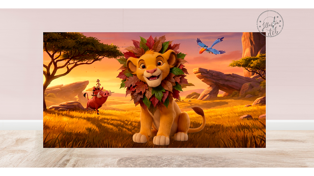 Arte Pronta - Rei Leão 1