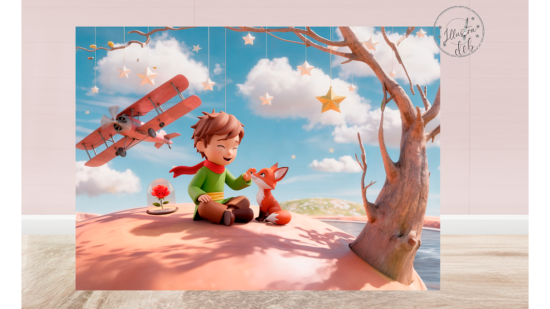 Arte Pronta - Pequeno Príncipe 1