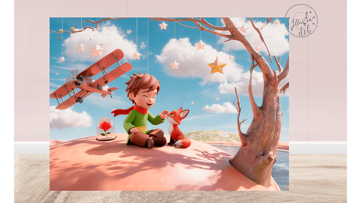 Arte Pronta - Pequeno Príncipe 1