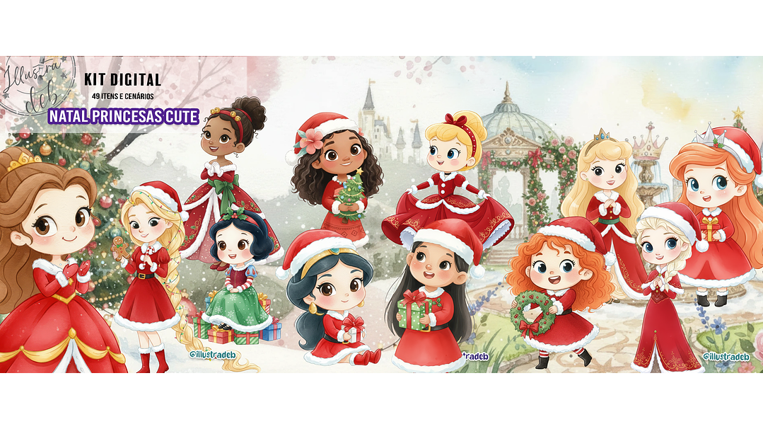 Natal Princesas Cute 2025 1