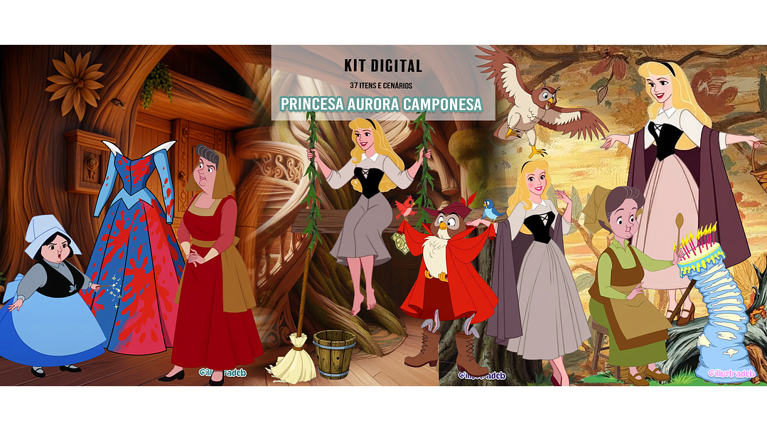 Princesa Aurora Camponesa 1