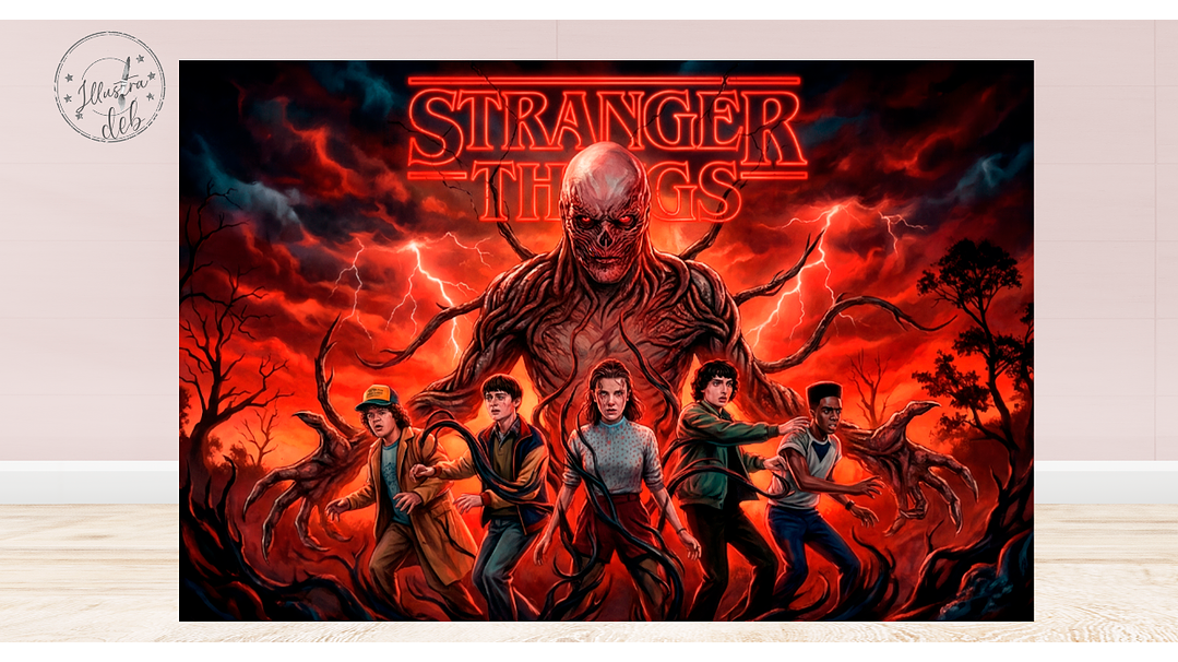 Arte Pronta Stranger Things 3x2 1