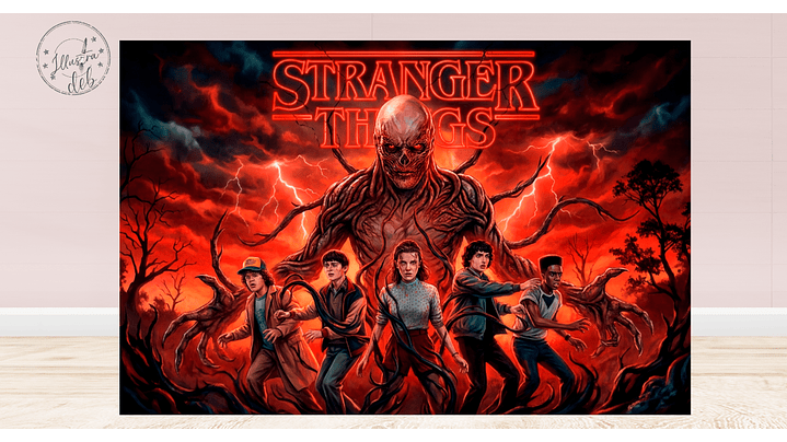 Arte Pronta Stranger Things 3x2 1