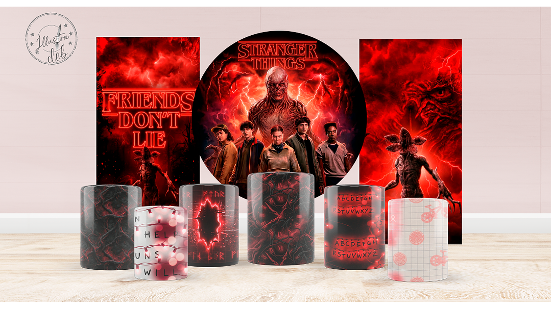 Arte Pronta Stranger Things 1