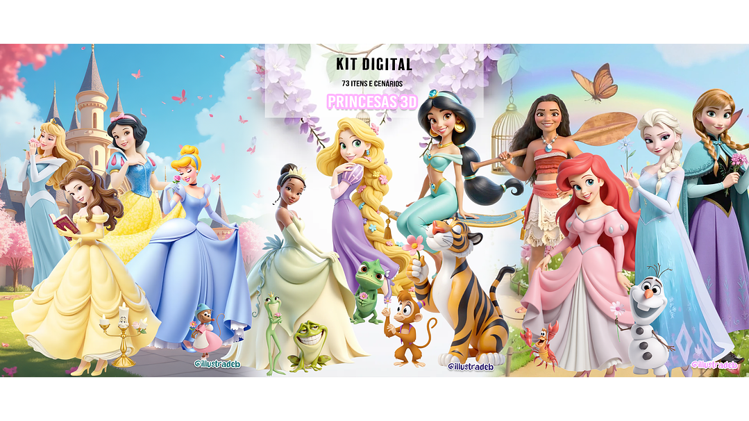 Princesas 3D 1