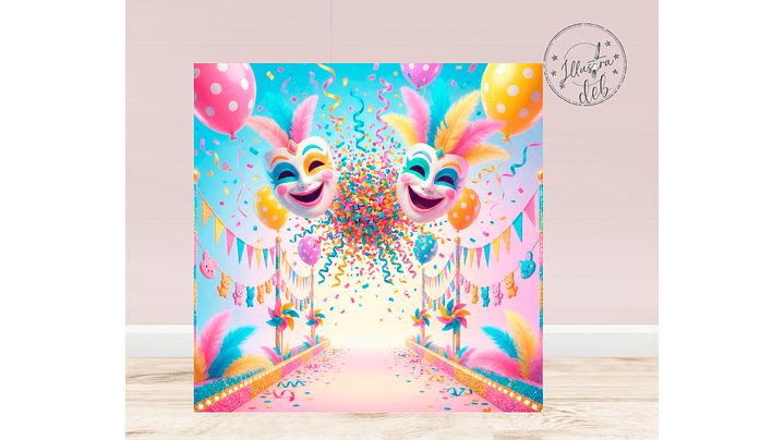 Arte Pronta Carnaval 3x3 2