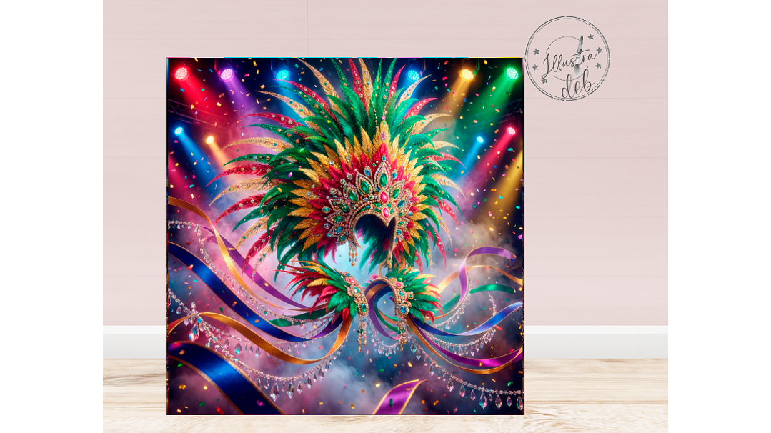 Arte Pronta Carnaval 3x3 3