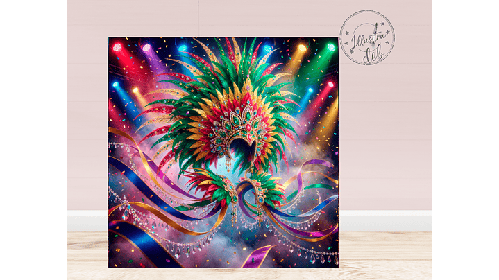 Arte Pronta Carnaval 3x3 3