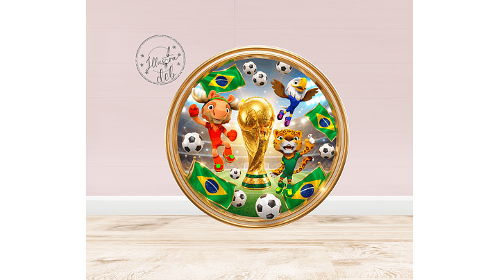Arte Pronta Copa Mascotes 2026 1