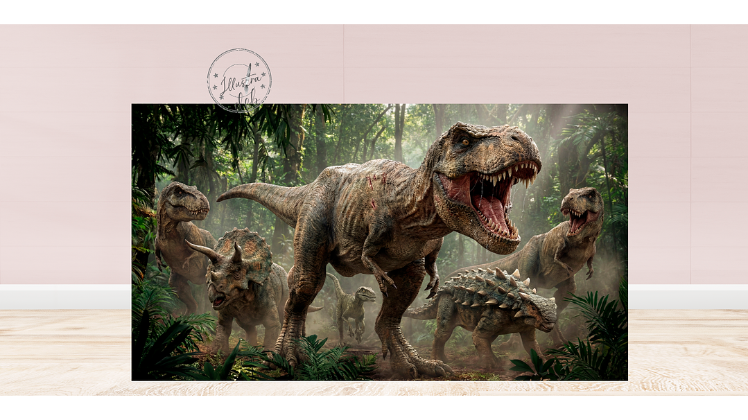 Arte Pronta Jurassic Park 1