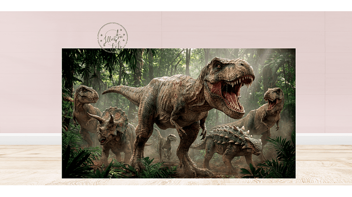 Arte Pronta Jurassic Park 1