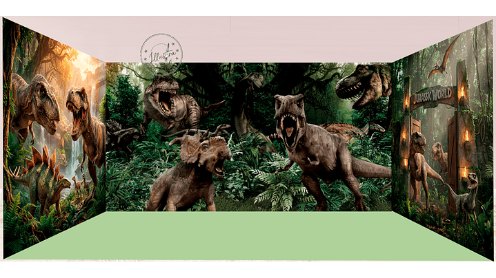 Arte Pronta Jurassic Park 1