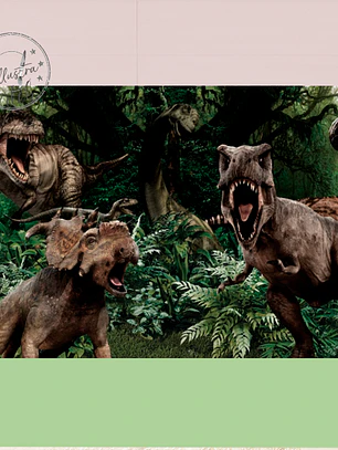 Arte Pronta Jurassic Park