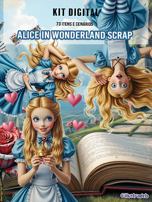 Alice in Wonderland Scrapbook
