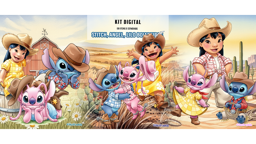Stitch, Lilo e Angel Boiadeiros 1
