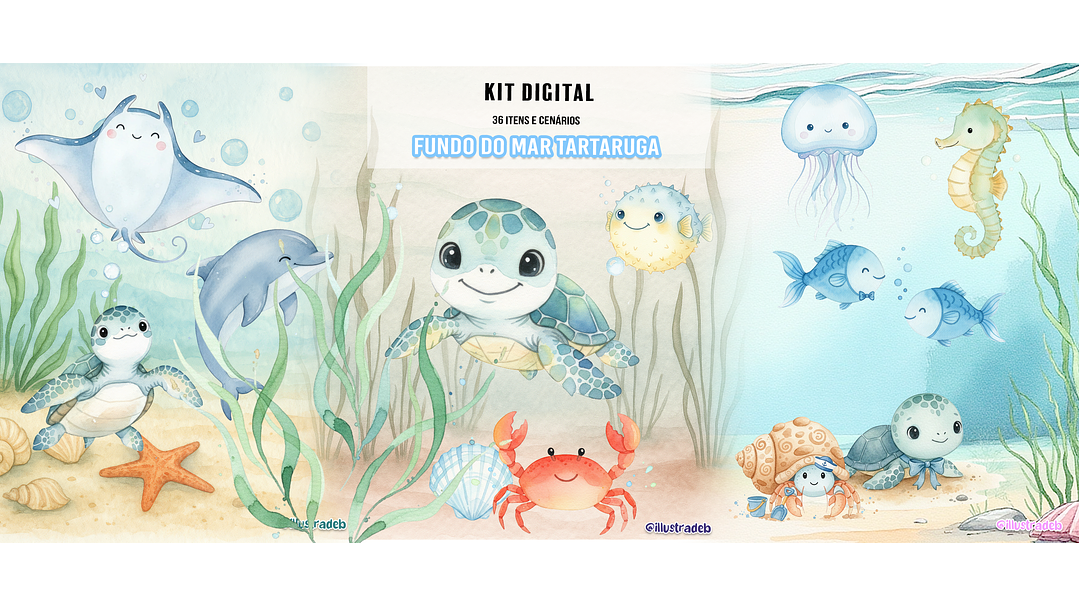 Fundo do Mar Tartaruga 1