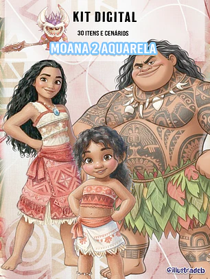 Moana 2 Aquarela
