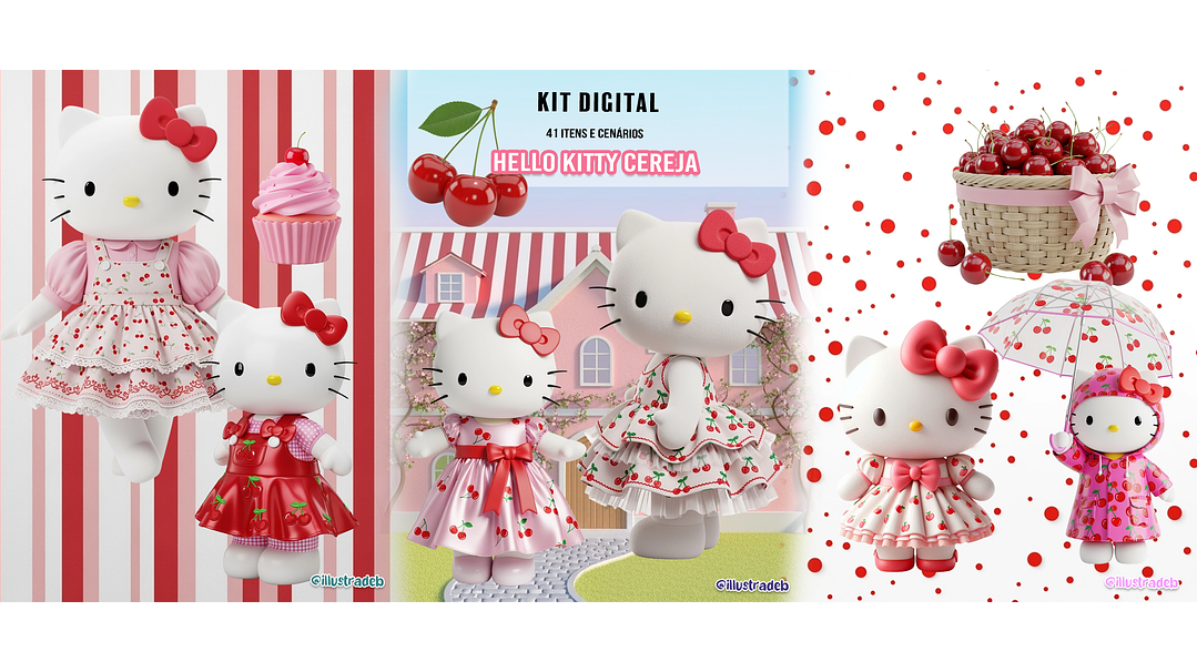 Hello Kitty Cereja 1