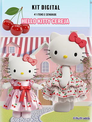 Hello Kitty Cereja