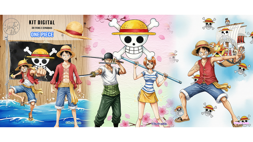 One Piece Aquarela 1