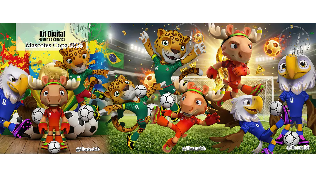 Mascotes Copa 2026 1